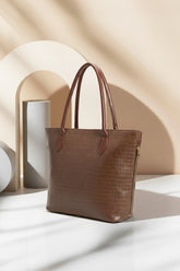 Fineur SwiftZip Tote Bag - Brown